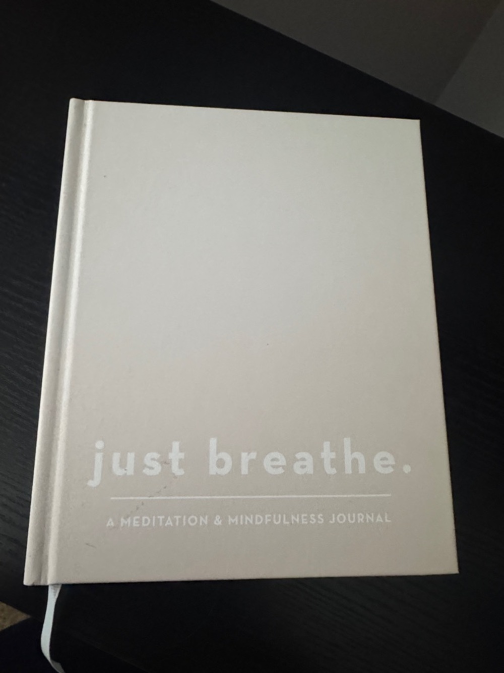 Just Breathe Beige Meditation & Mindfulness Journal